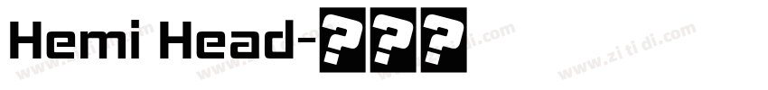 Hemi Head字体转换